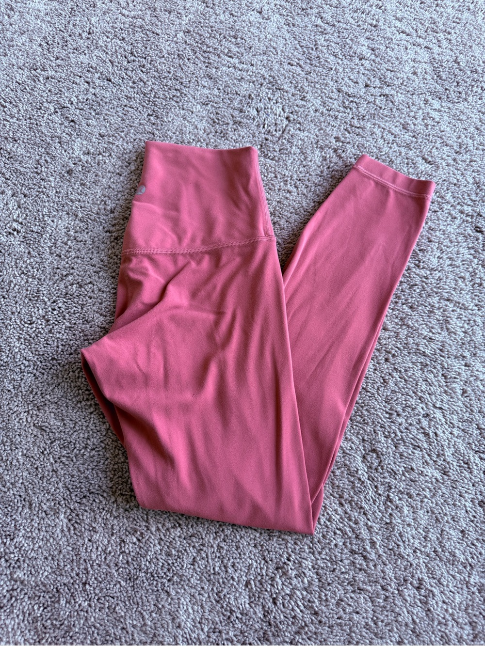 lululemon athletica High-Rise Leggings in dusty mauve Rose buttery soft